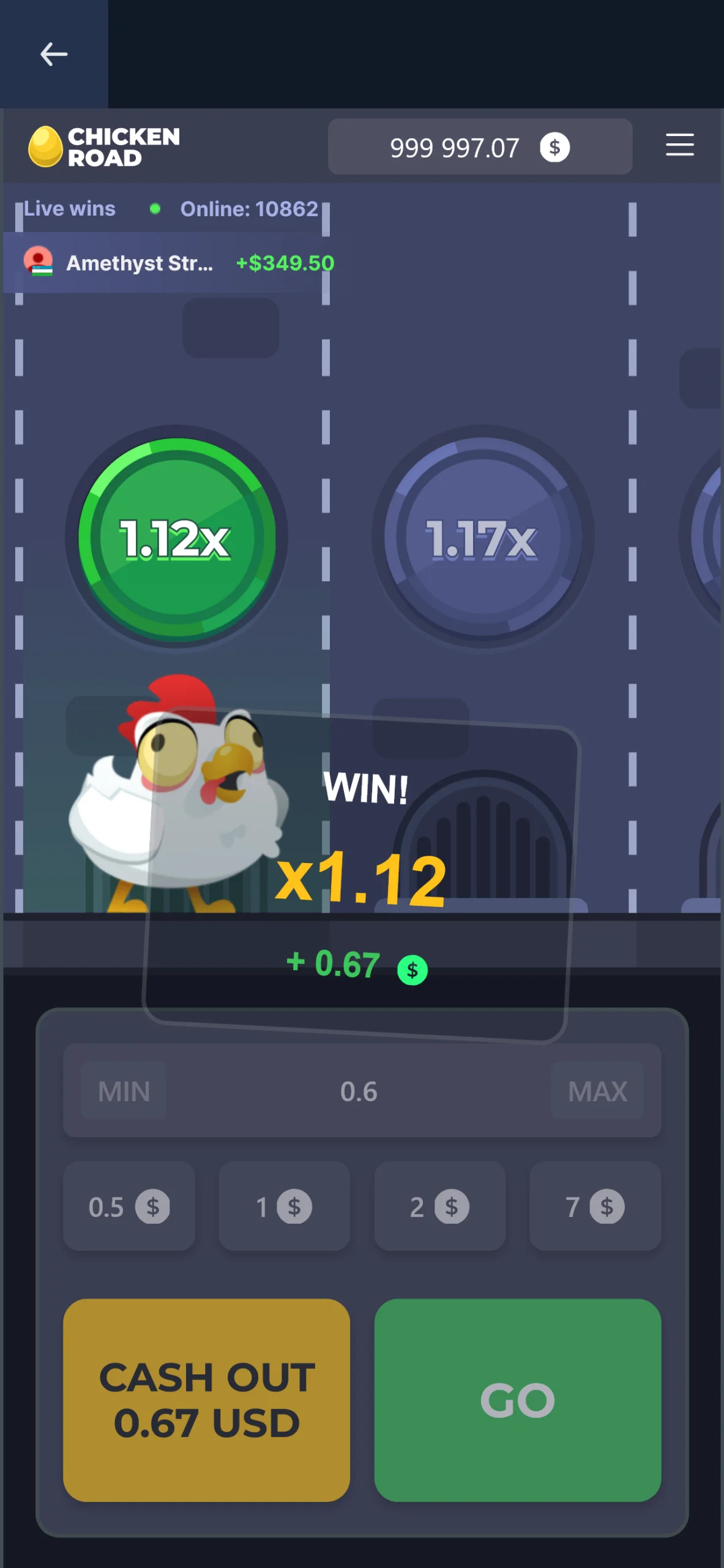 Demo Spel Chicken Road